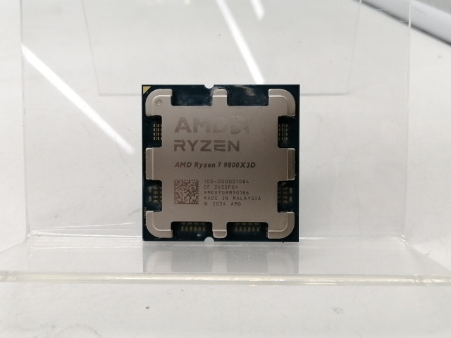 【中古】AMD Ryzen 7 9800X3D バルク品 中古】AMD Ryzen 7 9800X3D バルク品 AMD 〔中古〕AMD Ryzen 7 9800X3D