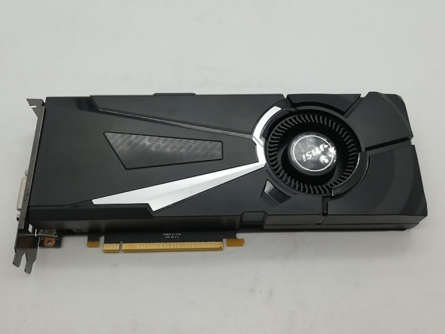 【中古】MSI GeForce GTX 1080 AERO 8G GTX1080/8GB(GDDR5X)/PCI-E【秋葉2号】言いはなつ継続期間１週