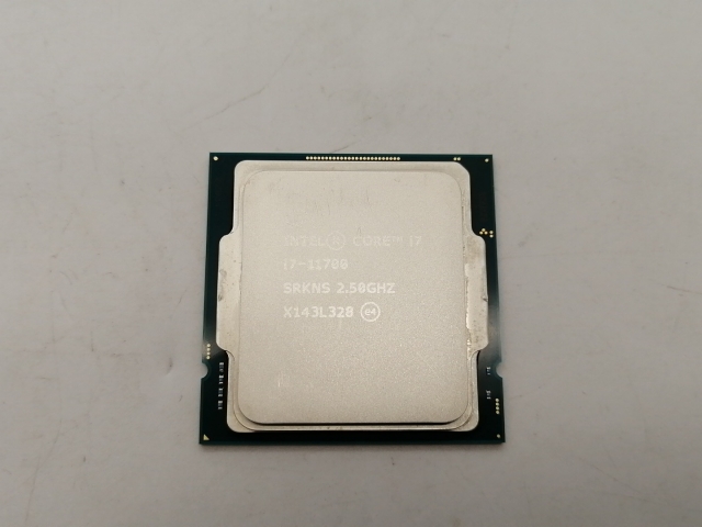 【中古】Intel Core i7-11700 (2.5GHz/TB:4.8GHz) Bulk LGA1200/8C/16T/L3 16M/UHD750/TDP65W【熊本】保証期間１週間