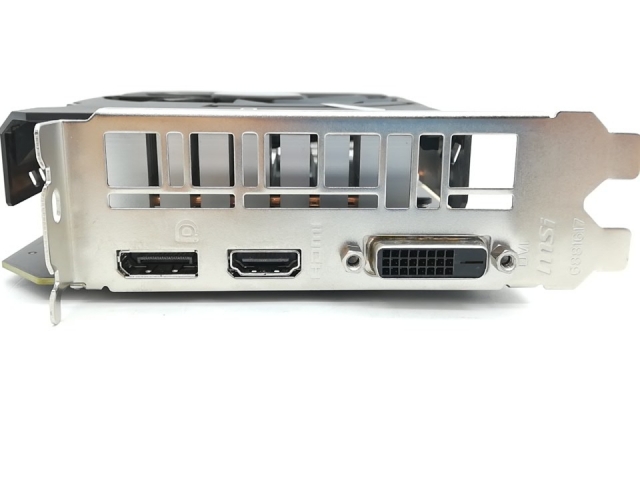 中古】MSI GeForce GTX 1660 AERO ITX 6G OC GTX1660/6GB(GDDR5)/PCI-E