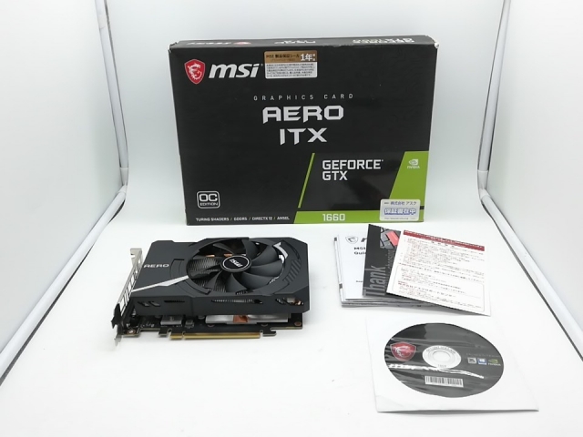 中古】MSI GeForce GTX 1660 AERO ITX 6G OC GTX1660/6GB(GDDR5)/PCI-E