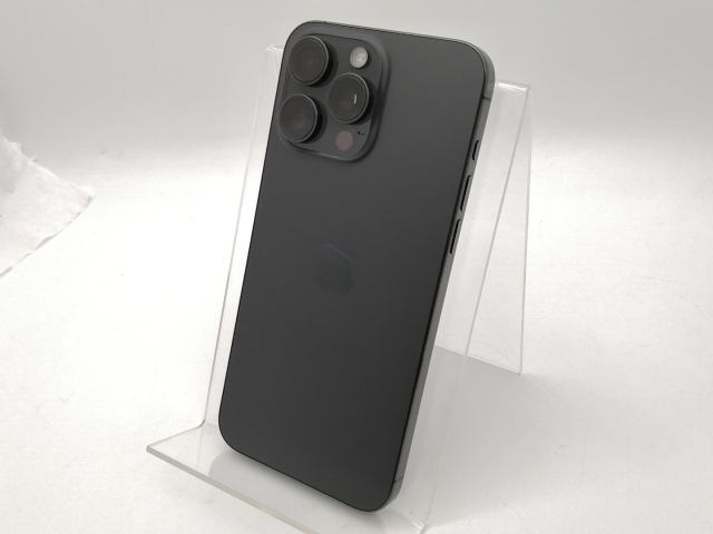 【中古】Apple 海外版 【SIMフリー】 iPhone 15 Pro Max 256GB ブラックチタニウム【大須2】保証期間１ヶ月【ランクB】