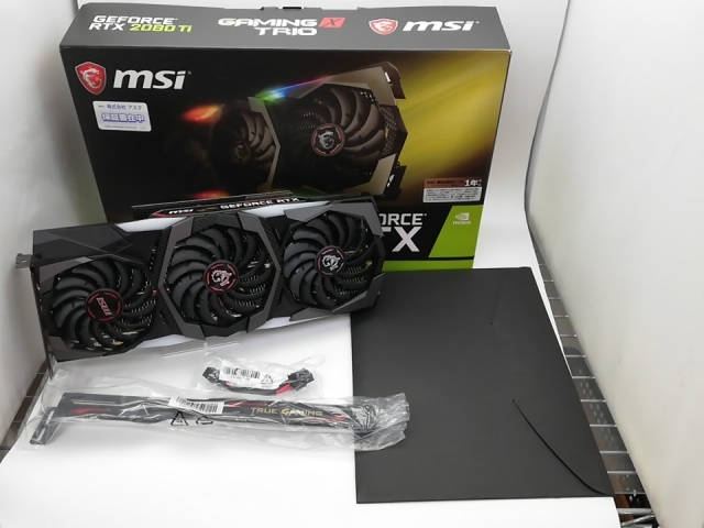 中古】MSI GeForce RTX 2080 Ti GAMING X TRIO RTX2080Ti/11GB(GDDR6