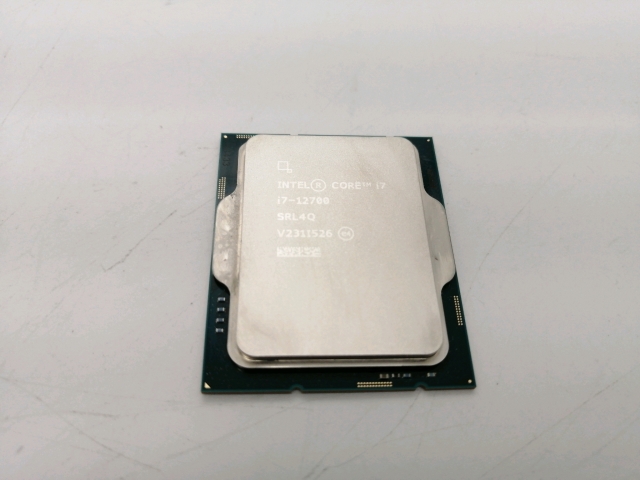 【中古】Intel Core i7-12700(2.1GHz) Bulk LGA1700/12C(P:8C/E:4C)/20T/L3 25M/UHD770/PBP65W【秋葉2号】保証期間１週間 26,637円