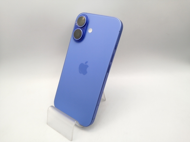 【中古】Apple 国内版 【SIMフリー】 iPhone 16 128GB ウルトラマリン MYDU3J/A【秋葉本店】保証期間１ヶ月【ランクB】