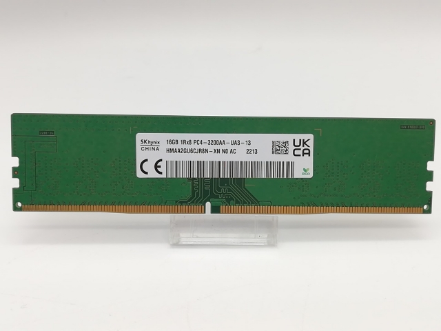【中古】DDR4 16GB PC4-25600(DDR4-3200)【デスクトップPC用】【秋葉2号】保証期間１週間