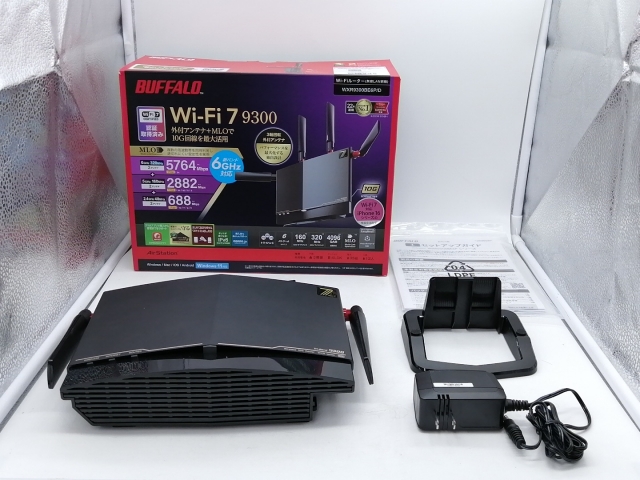 中古 BUFFALO Wi-Fi 7 9300 ルーター ゆっきちゃん】バッファロー 無線