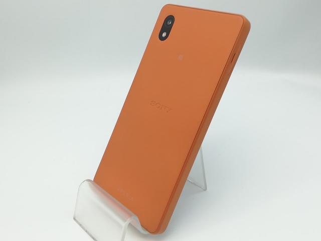 【中古】SONY ymobile 【SIMフリー】 Xperia Ace III ブリックオレンジ 4GB 64GB A203SO【秋葉本店】保証期間１ヶ月【ランクC】