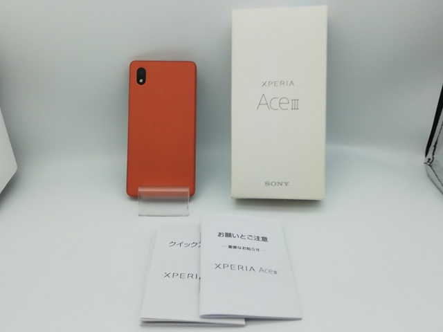 【中古】SONY ymobile 【SIMフリー】 Xperia Ace III ブリックオレンジ 4GB 64GB A203SO【秋葉本店】保証期間１ヶ月【ランクC】_7