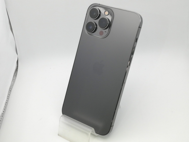 【中古】Apple docomo 【SIMフリー】 iPhone 13 Pro Max 128GB グラファイト MLJ43J/A【新橋烏森通り】保証期間１ヶ月【ランクB】