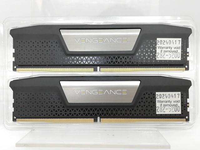【中古】DDR5 48GB 2枚組（合計96GB） DDR5-5200(PC5-41600)【デスクトップPC用】【秋葉2号】保証期間１週間