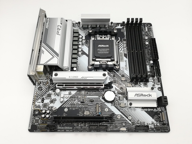 【中古】ASRock B650M Pro RS B650/AM5/MicroATX【秋葉2号】保証期間１週間