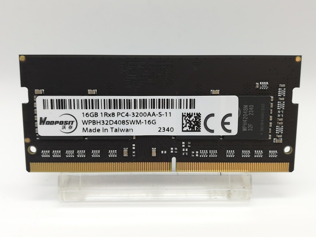 【中古】260PIN 16GB DDR4-3200(PC4-25600) SODIMM 【ノートPC用】【秋葉2号】保証期間１週間