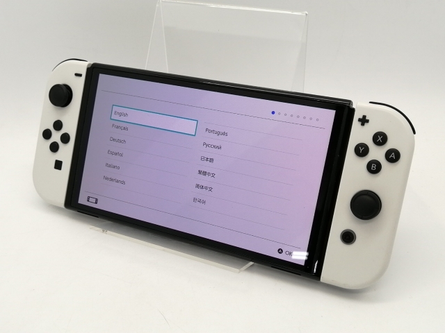 【中古】Nintendo Switch 本体 (有機ELモデル) HEG-S-KAAAA ホワイト 【2021年10月】【秋葉5号】保証期間１ヶ月【ランクA】