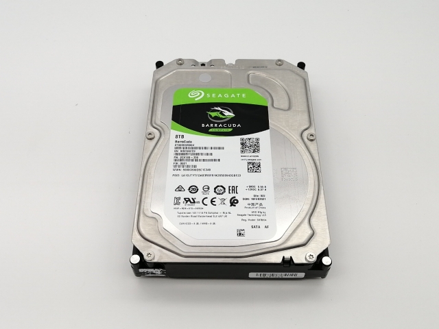 【中古】Seagate ST8000DM004 8TB/5400rpm/256MB/6Gbps【秋葉2号】保証期間１週間の通販は