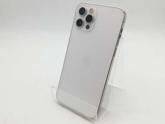 【中古】Apple 国内版 【SIMフリー】 iPhone 12 Pro 256GB シルバー MGMA3J/A【柏】保証期間１週間【ランクC】