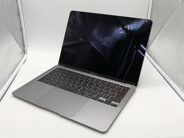 【中古】Apple MacBook Air 13インチ M1(CPU:8C/GPU:8C) 8GB/512GB スペースグレイ MGN73J/A (M1・2020)【秋葉2号】保証期間１ヶ月【ランクB】