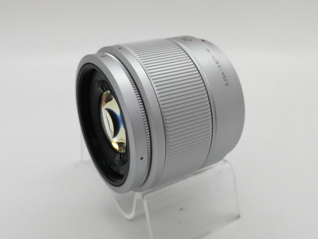 中古】Panasonic LUMIX G 25mm /F1.7 ASPH. H-H025-S (シルバー）【DS