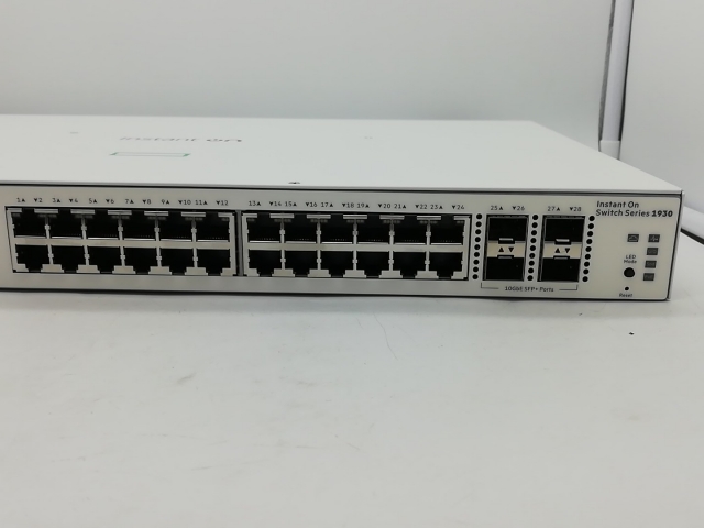【中古】HP HPE Networking Instant On Switch Series 1930 24G Class4 PoE 4SFP/SFP+ 195W Switch (JL683B)【秋葉2号】保証期間１週間_2