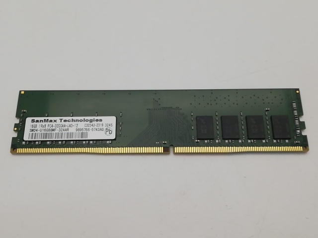 【中古】DDR4 16GB PC4-25600(DDR4-3200)【デスクトップPC用】【秋葉2号】保証期間１週間
