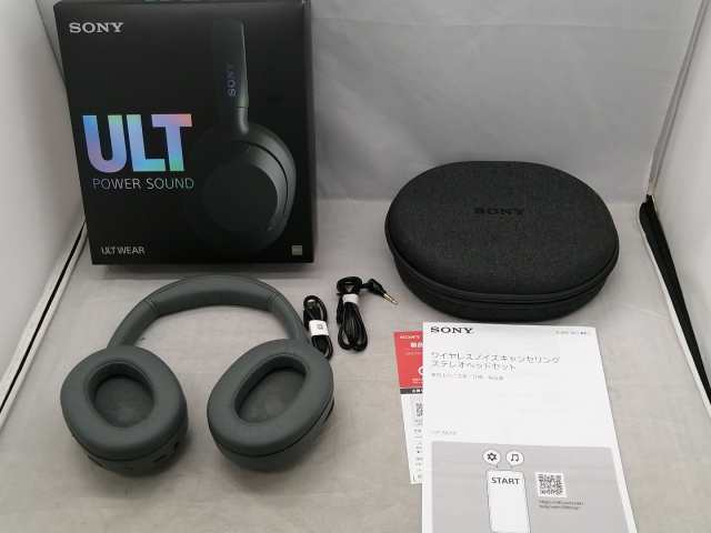 【中古】SONY ULT WEAR WH-ULT900N (H) [フォレストグレー]【秋葉2号】保証期間１ヶ月【ランクB】