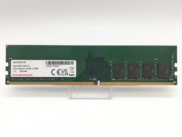 【中古】DDR4 16GB PC4-25600(DDR4-3200)【デスクトップPC用】【秋葉2号】保証期間１週間