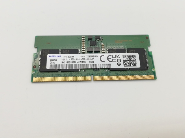 【中古】262PIN SODIMM 8GB DDR5-5600(PC5-44800)【ノートPC用】【秋葉2号】保証期間１週間