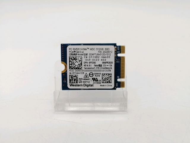 【中古】各社 512GB SSD (M.2 2230/PCIe3.0 NVMe)【秋葉2号】保証期間１週間