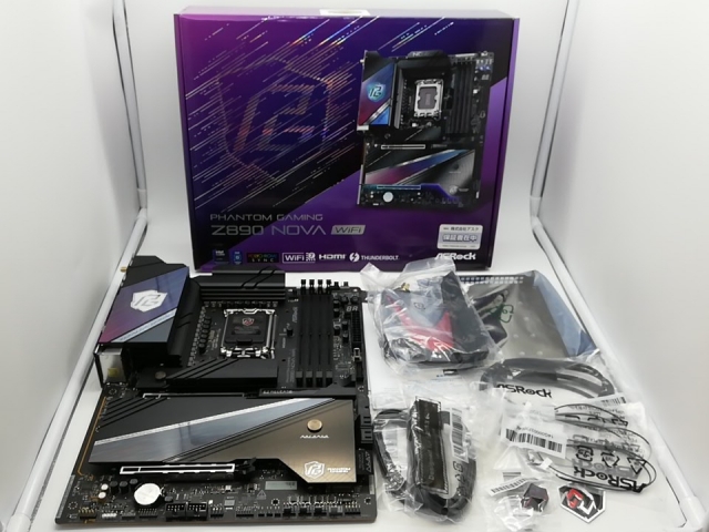 【中古】ASRock Z890 Nova WiFi Z890/LGA1851/5GbitLAN/Wi-Fi7(be)+BT5.4/ATX【秋葉2号】保証期間１週間_7