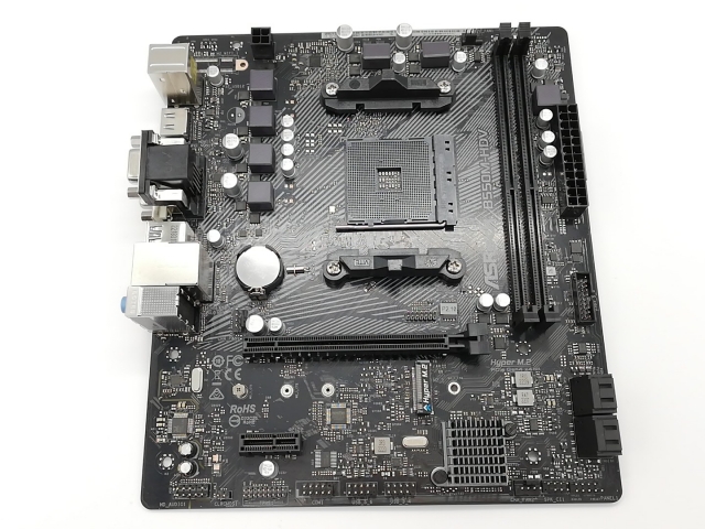 【中古】ASRock B550M-HDV B550/AM4/MicroATX【秋葉2号】保証期間１週間