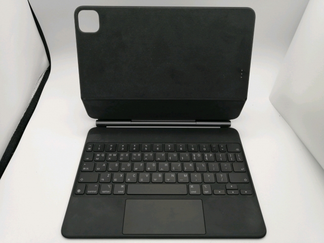 【中古】Apple Magic Keyboard 韓国語 ブラック iPad Air（第4/第5世代/M2）・Pro 11インチ（第1/第2/第3/第4世代）用 MXQT2KU/A【秋葉2号】保証期間１週間