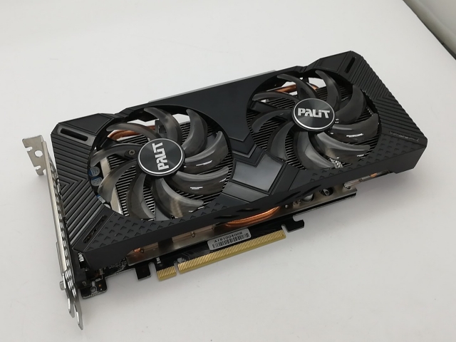 【中古/箱無し】PALIT GeForce GTX1660ti Dual OC 中古】Palit GeForce GTX1660Ti 6GB Dual OC(NE6166TS18J9-1160A