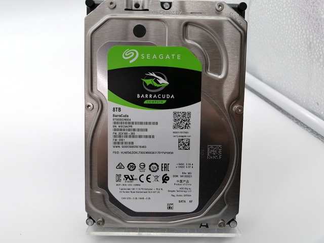 中古】Seagate ST8000DM004 8TB/5400rpm/256MB/6Gbps【秋葉2号