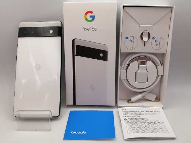 中古】Google SoftBank 【SIMフリー】 Pixel 6a チョーク 6GB