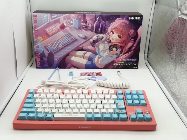 VSPO!GEAR 夢野あかりEDITION ゲーミングキーボード ぶいすぽっ！ VSPO! GEAR ゲーミングキーボード 第2弾 夢野あかりEdition VSPO! GEAR