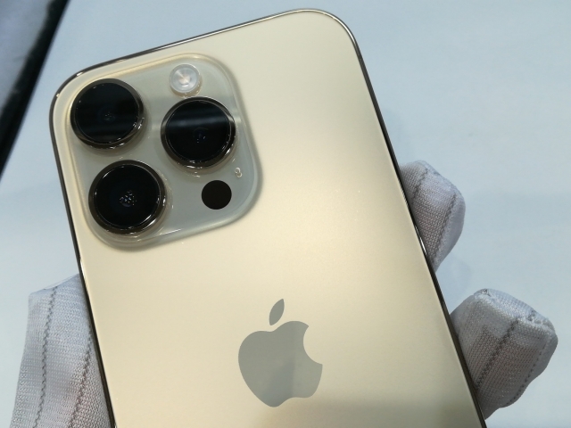 中古】Apple 国内版 【SIMフリー】 iPhone 14 Pro 512GB ゴールド