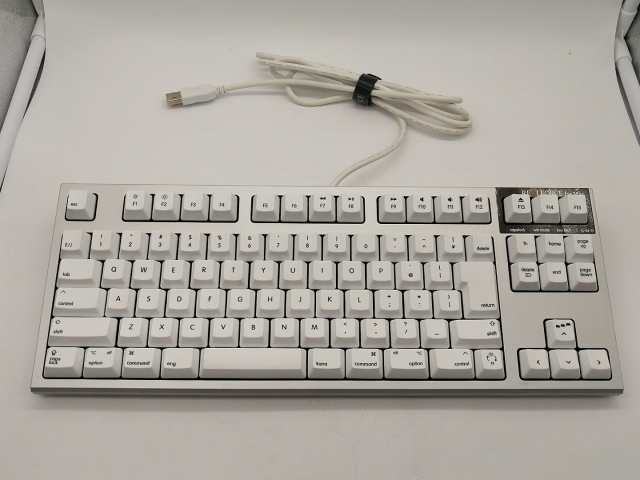 【中古】東プレ REALFORCE for Mac PFU Limited Edition R2TLSA-JP4M-WH [日本語配列/45g/スーパーホワイト+シルバー]【秋葉2号】保証期間１週間の通販は