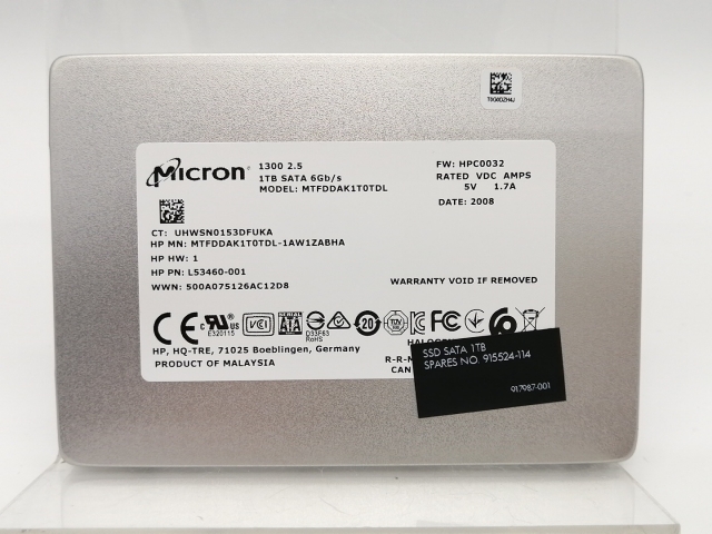 【中古】各社2.5SSD 1TB SSD SATA【秋葉2号】保証期間１週間