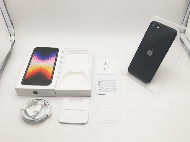【中古】Apple ymobile 【SIMフリー】 iPhone SE（第3世代） 64GB ミッドナイト MMYC3J/A【横浜】保証期間１ヶ月【ランクB】_7