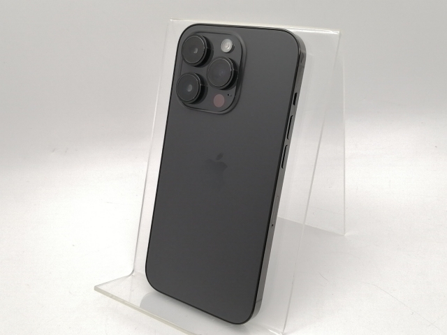 【中古】Apple 国内版 【SIMフリー】 iPhone 14 Pro 128GB スペースブラック MPXU3J/A【大須2】保証期間１ヶ月【ランクC】