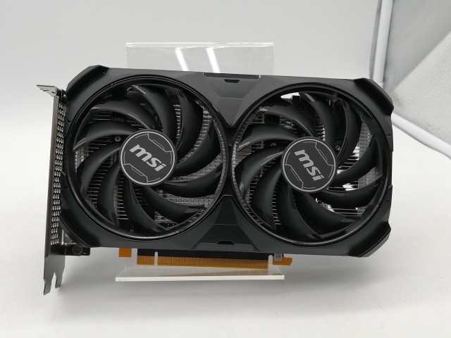【中古】MSI GeForce RTX 4060 VENTUS 2X BLACK 8G OC RTX4060/8GB(GDDR6)【秋葉2号】保証期間１週間