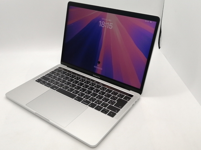 【中古】Apple MacBook Pro 13インチ (wTB) CTO (Mid 2018) シルバー Core i7(2.7G)/16G/2T(SSD)/Iris Plus 655【秋葉2号】保証期間１ヶ月【ランクB】