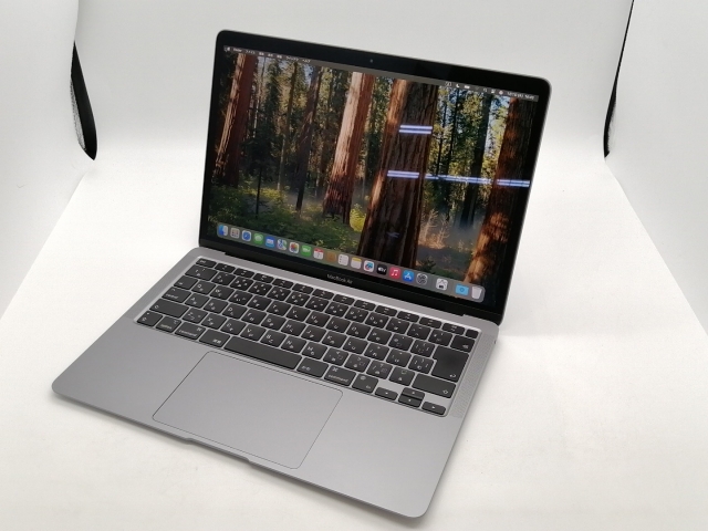 【中古】Apple MacBook Air 13インチ CTO (M1・2020) スペースグレイ Apple M1(CPU:8C/GPU:8C)/16G/2T【秋葉2号】保証期間１ヶ月【ランクB】