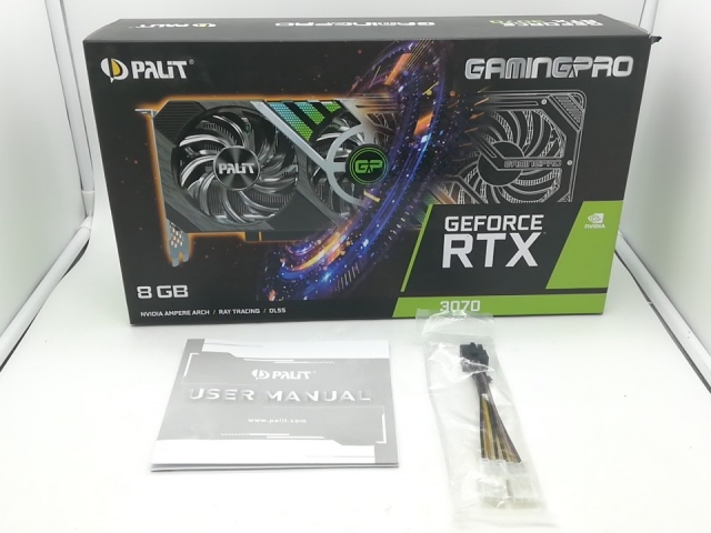 【中古】Palit GeForce RTX 3070 GamingPro V1 8GB（NE63070019P2-1041A）RTX3070(LHR)/8GB(GDDR6)【秋葉2号】保証期間１週間_7