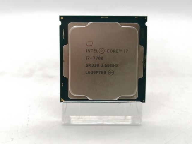 中古 Intel Core i7 7700 3.6GHz 4コア/8スレッド LGA1151(Kaby Lake) 動作確認済み 中古Intel Core i7-7700 (3.6GHz⁄TB:4.2GHz) bulk LGA1151⁄4C⁄8T⁄L3 8M⁄
