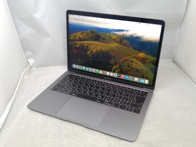 【中古】Apple MacBook Air 13インチ 256GB Touch ID搭載モデル スペースグレイ MVFJ2J/A (Mid 2019)【秋葉2号】保証期間１ヶ月【ランクB】
