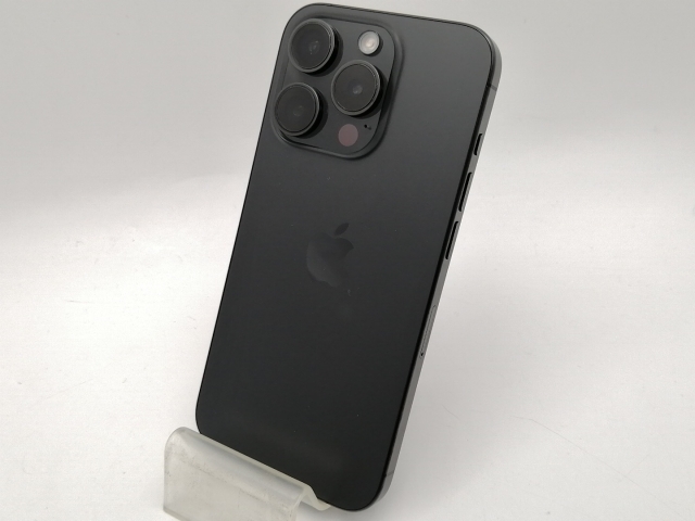 【中古】Apple 国内版 【SIMフリー】 iPhone 15 Pro 256GB ブラックチタニウム MTUC3J/A【大須2】保証期間１ヶ月【ランクB】