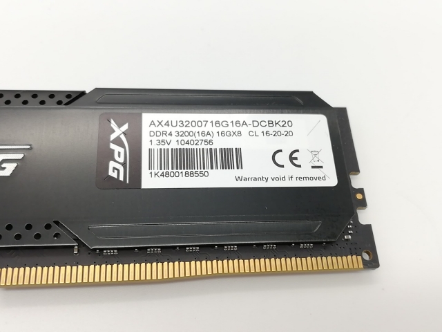 【中古】DDR4 16GB PC4-25600(DDR4-3200)【デスクトップPC用】【秋葉2号】保証期間１週間_2