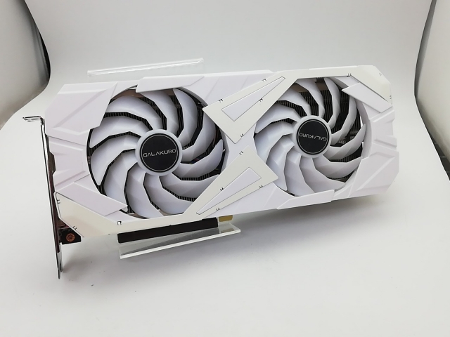 【中古】玄人志向 GALAKURO GK-RTX3060Ti-E8GB/WHITE/LHR RTX3060Ti(LHR)/8GB(GDDR6)【秋葉2号】保証期間１週間