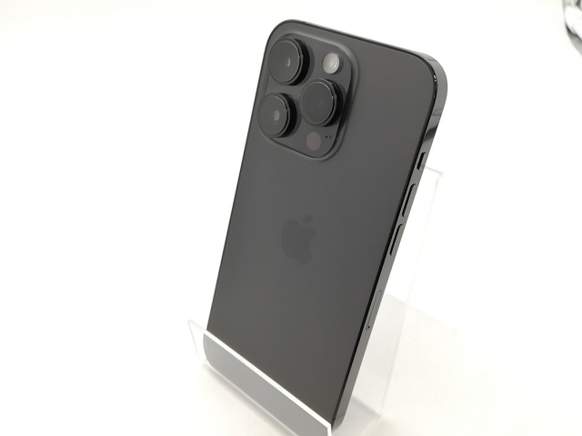 【中古】Apple 国内版 【SIMフリー】 iPhone 14 Pro 512GB スペースブラック MQ1L3J/A【柏】保証期間１ヶ月【ランクC】